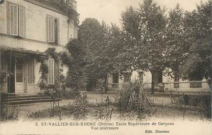 CPA FRANCE 26 "St Vallier sur Rhône, Ecole Supérieure de Garçons"