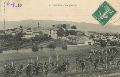 CPA FRANCE 26 " Cliousclat, Vue générale"