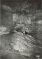 25 Doub CPSM FRANCE 25 " Le Gouffre de Poudrey, Stalagmites et stalectites de la cascade" / GROTTES