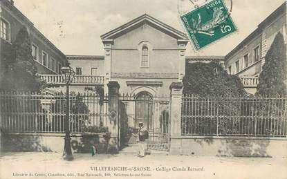 CPA FRANCE 69 " Villefranche sur Saône, Collège Claude Bernard"