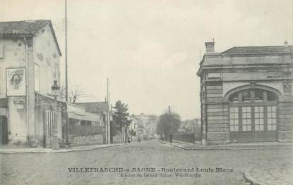 CPA FRANCE 69 " Villefranche sur Saône, Boulevard Louis Blanc"