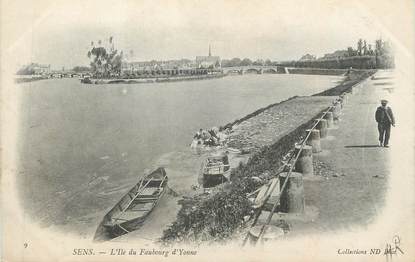 CPA FRANCE 89 " Sens, L'Ile du Faubourg d'Yonne"