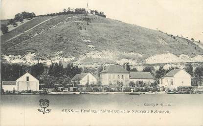 CPA FRANCE 89 " Sens, Ermitage St Bon et le Nouveau Robinson"