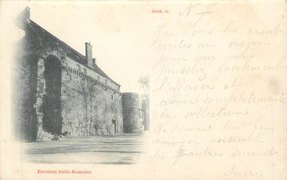 CPA FRANCE 89 " Sens, Enceinte Gallo Romaine"