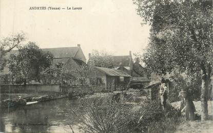 CPA FRANCE 89 " Andryes, Le lavoir"