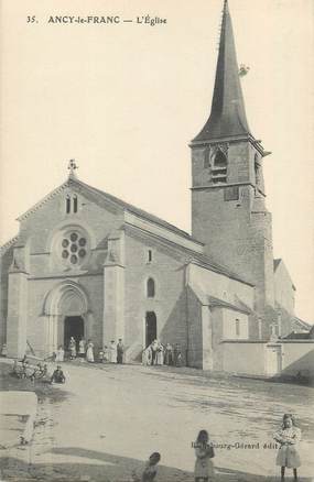 CPA FRANCE 89 " Ancy le Franc, L'église"