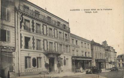 CPA FRANCE 89 " Auxerre, Grand Hôtel de la Fontaine"