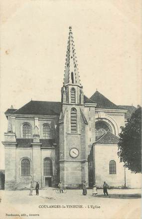 CPA FRANCE 89 " Coulanges la Vineuse, L'église"