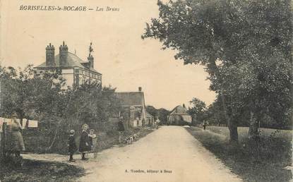 CPA FRANCE 89 " Egriselles le Bocage, Les Bruns"