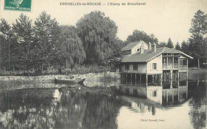 CPA FRANCE 89 " Egriselles le Bocage, L'Etang de Brouilleret"