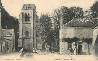 CPA FRANCE 89 "Lailly, Place de l'église"