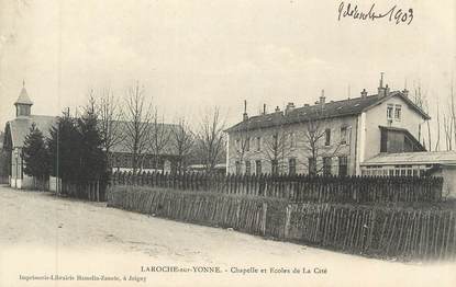 CPA FRANCE 89 "Laroche sur Yonne, Chapelle et Ecoles de la Cité"