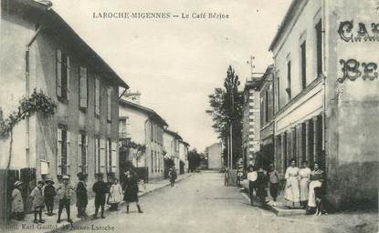CPA FRANCE 89 "Laroche - Migennes, Le Café Bézine"