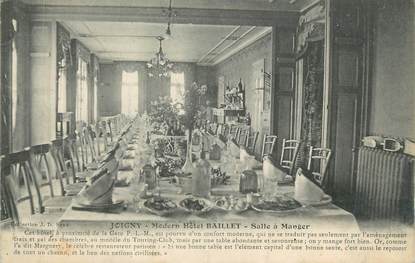 CPA FRANCE 89 " Joigny, La salle à manger du Modern Hôtel Baillet"