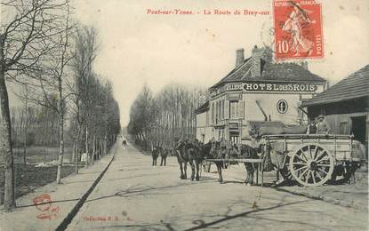 CPA FRANCE 89 " Pont sur Yonne"