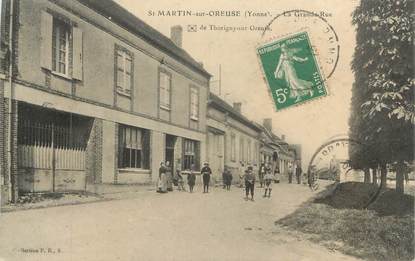 CPA FRANCE 89 " St Martin sur Oreuse, La grande rue"