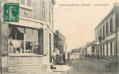 CPA FRANCE 89 " St Martin sur Oreuse, Rue principale"