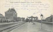 89 Yonne CPA FRANCE 89 " St Florentin - Vergigny, La gare " / TRAIN