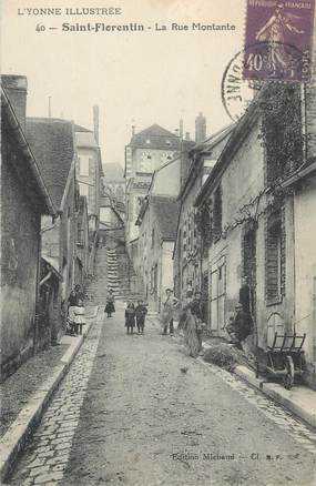 CPA FRANCE 89 " St Florentin , La Rue Montante"