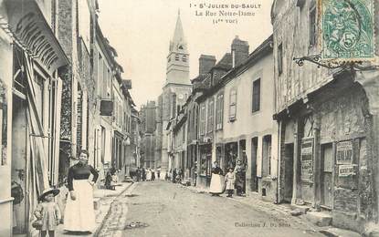 CPA FRANCE 89 " St Julien du Sault, Rue Notre Dame"