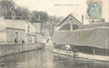 CPA FRANCE 89 " Sens, Le Gué St Jean"