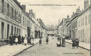 89 Yonne CPA FRANCE 89 " Villeneuve - l'Archevêque, La grande rue"