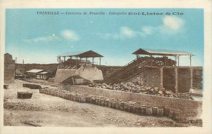 CPA FRANCE 89 " Ymonville, Carrières de Prasville, Entreprise Roi Lister et Cie"