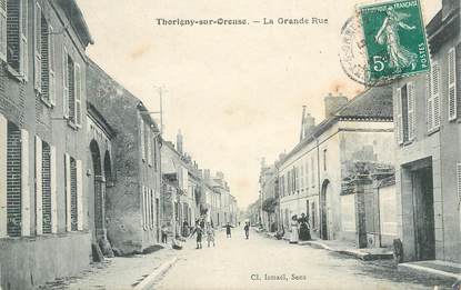 CPA FRANCE 89 " Thorigny sur Oreuse, La grande rue"