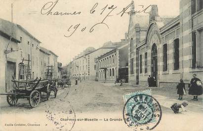 CPA FRANCE 88 " Charmes sur Moselle, La grande rue"