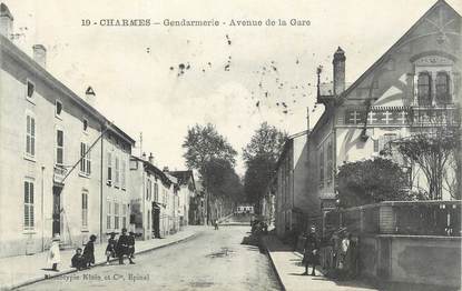 CPA FRANCE 88 " Charmes, La Gendarmerie, Avenue de la Gare"