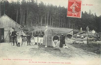 CPA FRANCE 88 " Le Col de Ste Marie, La Frontière" / DOUANE
