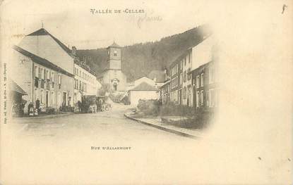 CPA FRANCE 88 " Allarmont, Une rue"