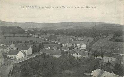 CPA FRANCE 88 " Corcieux, Section de la vallée et vue sur Gerbépal"