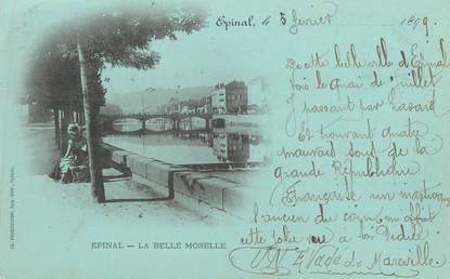 CPA FRANCE 88 " Epinal, La belle Moselle"