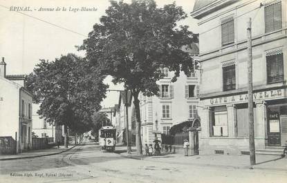 CPA FRANCE 88 " Epinal, Avenue de la Loge Blanche" / TRAMWAY