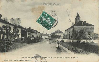 CPA FRANCE 88 "Frapelle, Le centre du village"