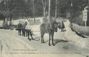 88 Vosge CPA FRANCE 88 "Gérardmer, Départ des skis attelés" / SKI