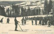 88 Vosge CPA FRANCE 88 "Gérardmer, Concours de ski arrivée d'une équipe" / SKI