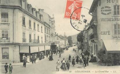 CPA FRANCE 88 " Gérardmer, La grande rue"