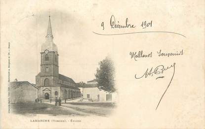 CPA FRANCE 88 " Lamarche, L'église"