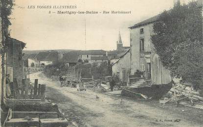 CPA FRANCE 88 " Martigny les Bains, Rue Morizécourt"