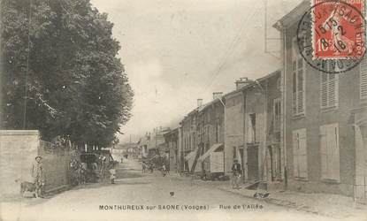 CPA FRANCE 88 " Monthureux sur Saône, Rue de l'Allée"