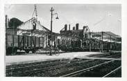 88 Vosge CARTE PHOTO FRANCE 88 " Neufchateau, La gare" / BOMBARDEMENT SEPTEMBRE 1944