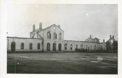 CARTE PHOTO FRANCE 88 " Neufchateau, La gare" / BOMBARDEMENT SEPTEMBRE 1944