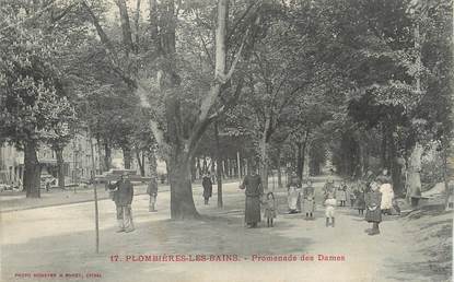 CPA FRANCE 88 " Plombières les Bains, Promenade des Dames"