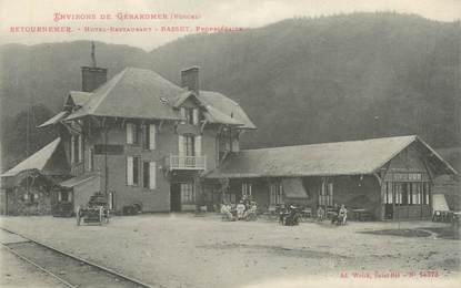 CPA FRANCE 88 " Environs de Gérardmer, Hôtel Restaurant Basset"