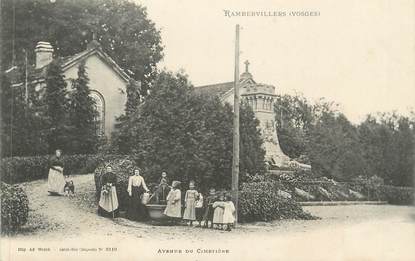 CPA FRANCE 88 " Rambervillers, Avenue du Cimetière"