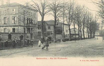 CPA FRANCE 88 " Rambervillers, Rue des Promenade"