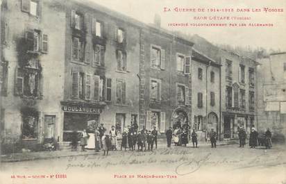 CPA FRANCE 88 " Raon l 'Etape, Place du Marché aux Vins"