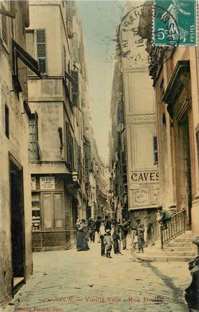 / CPA FRANCE 06 "Nice, vieille ville, rue droite"